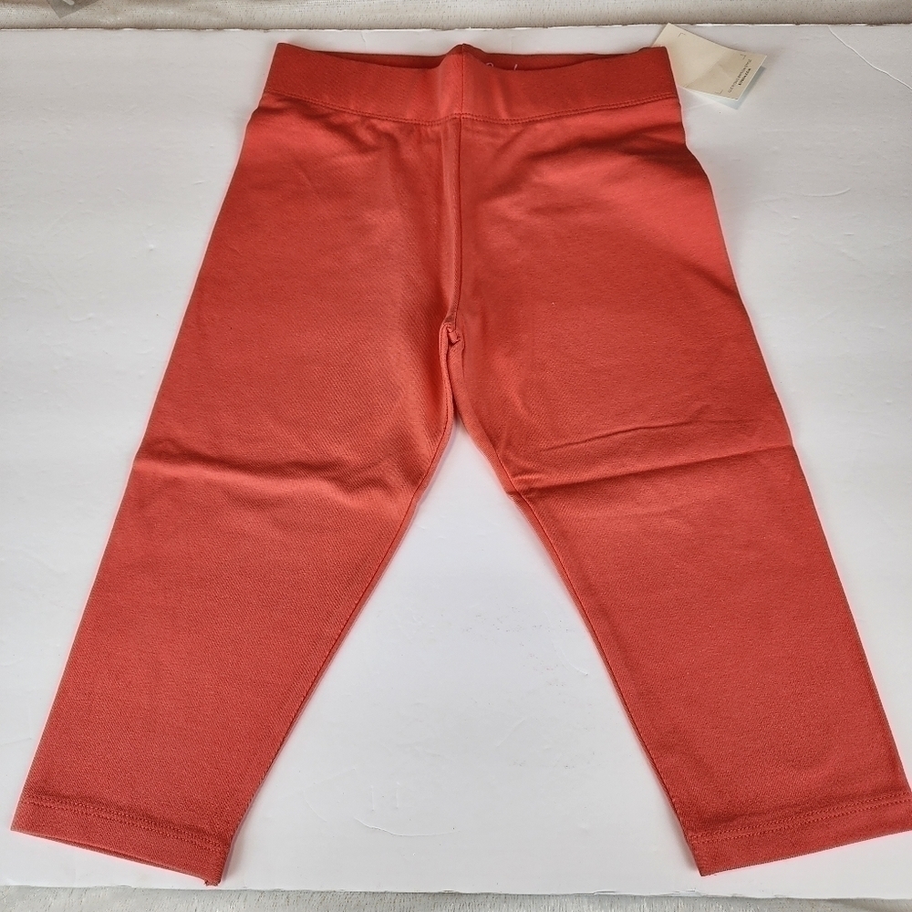 Mini Boden size 7-8 cropped leggings. Orange